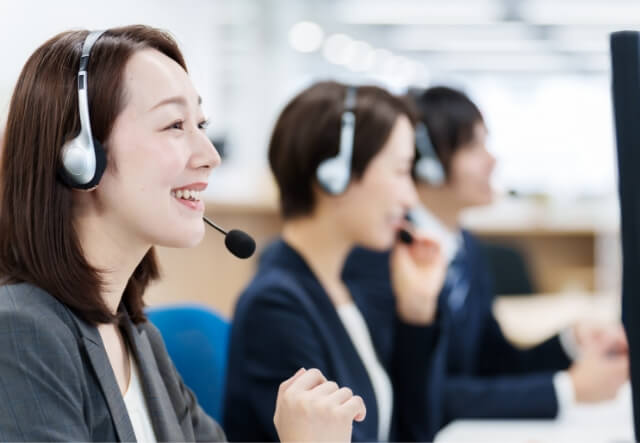 お客様に寄り添うオペレーターが在籍